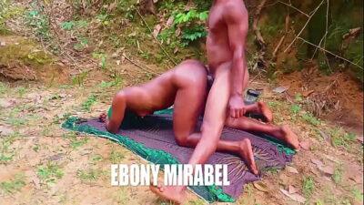 African pornstar fucked by the road side. fairytale becomes reality