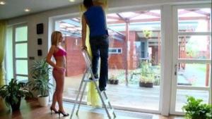 Letting the Maintenance Guy Pipe my Pussy