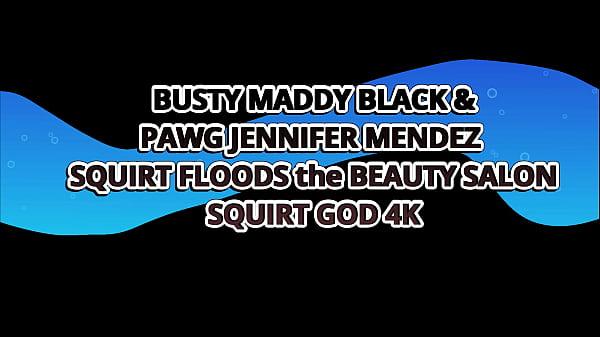 busty pawgs maddy black jennifer mendez squirt floods the beauty salon squirt god 4k