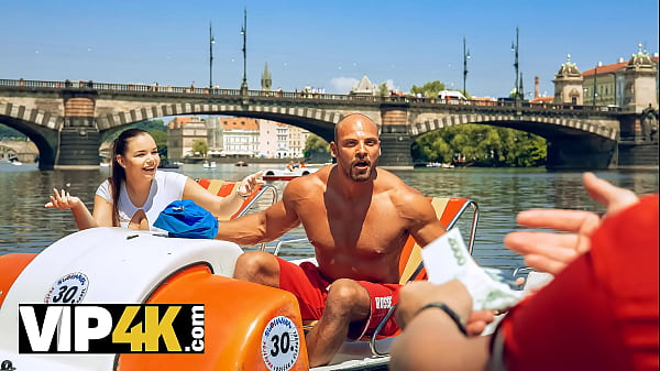 hunt4k after fun on catamaran busty beauty sucking hunters dick in forest