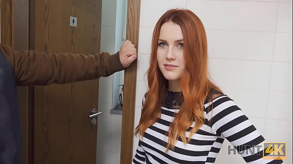 hunt4k belle with red hair fucked by stranger in toilet in front of bf