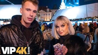 HUNT4K. Lovely Weather For a Sleigh Fuck Together