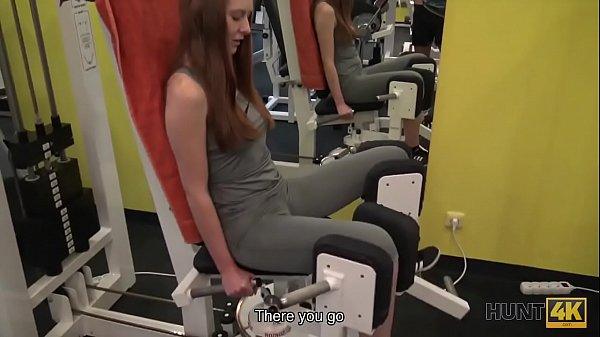 hunt4k naive gym bunny has sex with rich male instead of training