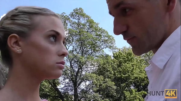hunt4k smart guy finds pretext to hook up with hot blonde who has bf
