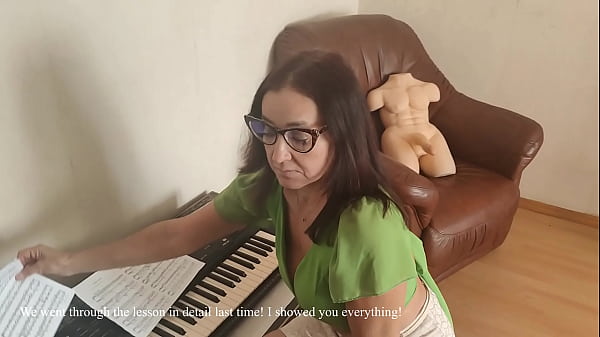 strict teacher instead of music lesson got sexual experience with sex doll tantaly and my dick