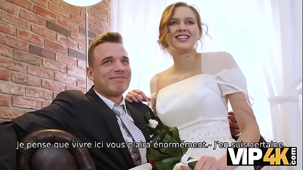 vip4k un couple marie decide de vendre la chatte de sa mariee a bon