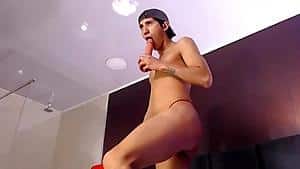 Gagging Session Before Super Fast Anal Play