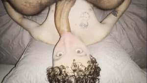 Horny Daddy put his big cock in my mouth