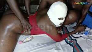 Threesome, Two big black dicks fucking big black ass – Ghanaian gay porn – Sweetpebx – 2025