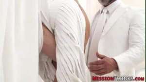 Gay missionary gets facialized