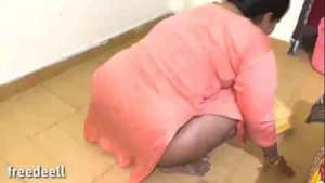 my Big Boobs Maid trying first time Anal when nobody at home (Hindi Voice)