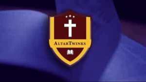 Altar twink tugs cumshot after riding