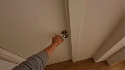 I WON’T EVEN LET HER PEE IN PEACE!!