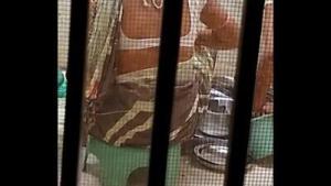 Backless blouse maid girl