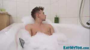 Gay teen rubbing guys feet