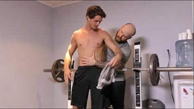 Bear Stepdaddy Has a Massive Cock that His Boy Can Barely Handle – Gayfams