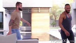 Pierced Johnny Hill interracial 69 with hot stud Dillon Diaz
