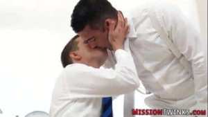 Gay teen gets ass barebacked