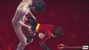 porn animation with helen parr (the incredibles) big tits and ass. hard fucking in black stockings doggystyle, close-ups of a tight wet pussy with a massive cumshot