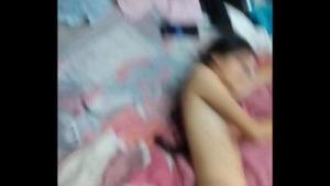 Old man step daddy licks & fingers teen stepdaughter tiny asshole , fucks her tight Virgin pussy with a condom & cum inside her pussy Hot older & small teen porn