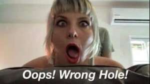 OOPS! WRONG HOLE! / Stuck Stepmom Gets UNEXPECTED ANAL FUCK