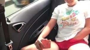 I ask my neighbor for help for a photo shoot on Uber