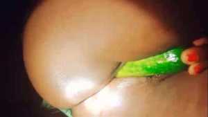 Indian village house wife Fucked by cucumber