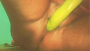 Asian village Girl Fucking with Brinjal