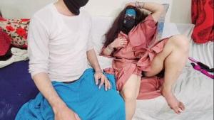 Burqa tey Hijab tey Gand, South African Muslim Couple making love by fucking anal her big ass