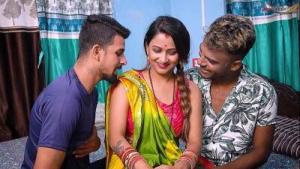 DESI BIHARI BHABHI HARDCORE THREESOME SEX WITH HER TWO DEBAR WHEN SHE WAS ALONE AT HOME FULL MOVIE ( HINDI AUDIO )