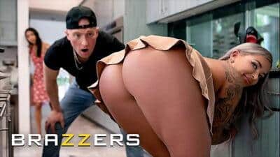 BRAZZERS – Slutty Chef Hayley Davies Fucks Her Best Friend’s Husband & Ruins Their Anniversary Dinner