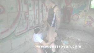 Jess ROYAN fucked by striaght JOHN STRAP