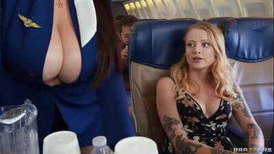 This Flight Attendant Fucks: Part 2 Angela White / Brazzers/ Enter XVPROMO on official site for discount