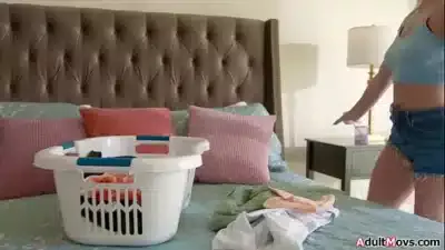 Damn girl I didnt expect to walk in on you toying your pussy