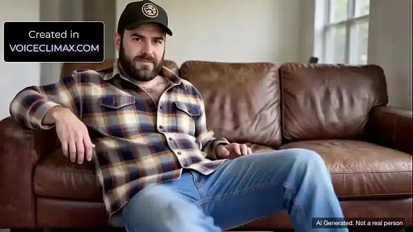 big men stocky gay bear gives you dirty joi commands ai generated hairy gay men