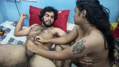 Busty Desi Bhabhi Gets Milked and Pounded by Milkman