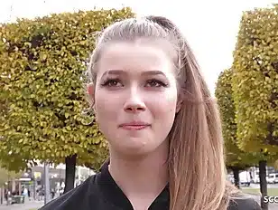 GERMAN SCOUT – BLONDE GIRL (18) OLIVIA SPARKLE PICKUP AND ROUGH FUCK AT MODEL CASTING