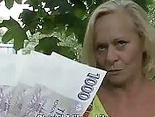 granny czech streets casting fuck for money