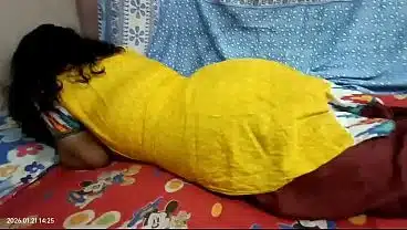 Hot Desi Maid Big ass Massaged by home owner
