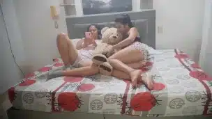 my girlfriend masturbates and makes a video for her sugar