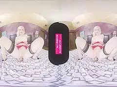 Blonde Slut Wants You To Watch Her With Vr Porn, Charlotte Stokely And Virtual Reality
