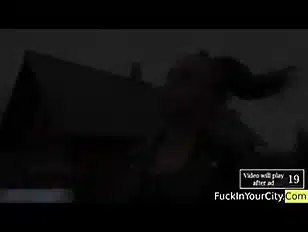 Busty blonde MILF enjoying double penetration after good massageFX1KNqx