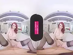 Busty Redhaed Puts Seductive Solo For You With Kendra James And Virtual Reality