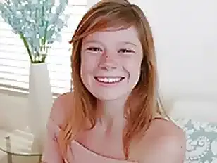 Cute Teen Redhead With Freckles Orgasms During Casting POV