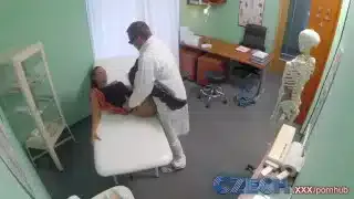 Czech Doctor initimately examines a married woman