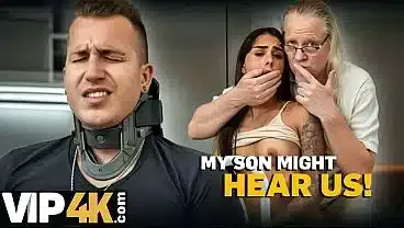 DADDY4K. Fuck me until he catches us!