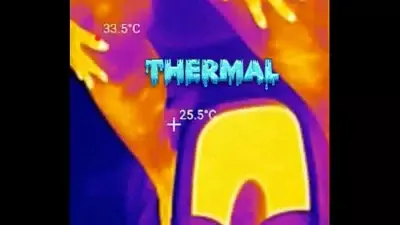 Feet Soles Get Ground, Buffed and Lubed Until Theyre Glossy-Fuckable THERMAL POV (4K Portrait)