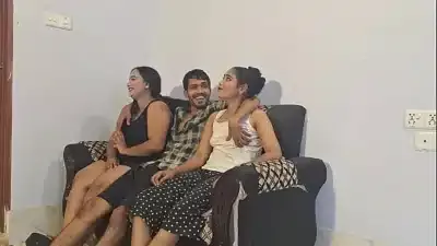 Hanif and Adori and nasima – Desi sex Deepthroat and BBC porn for Bengali Cumsluts threesome A boys Two girls fuck