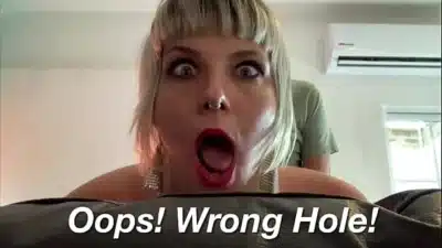 HEY! THAT’S MY ASSHOLE! Stuck StepMom Gets Surprise Anal Fuck