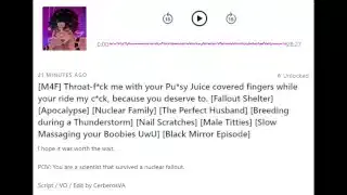 Let me suck on your pussy-juice covered fingers! Male Moaning and Whimpering ASMR